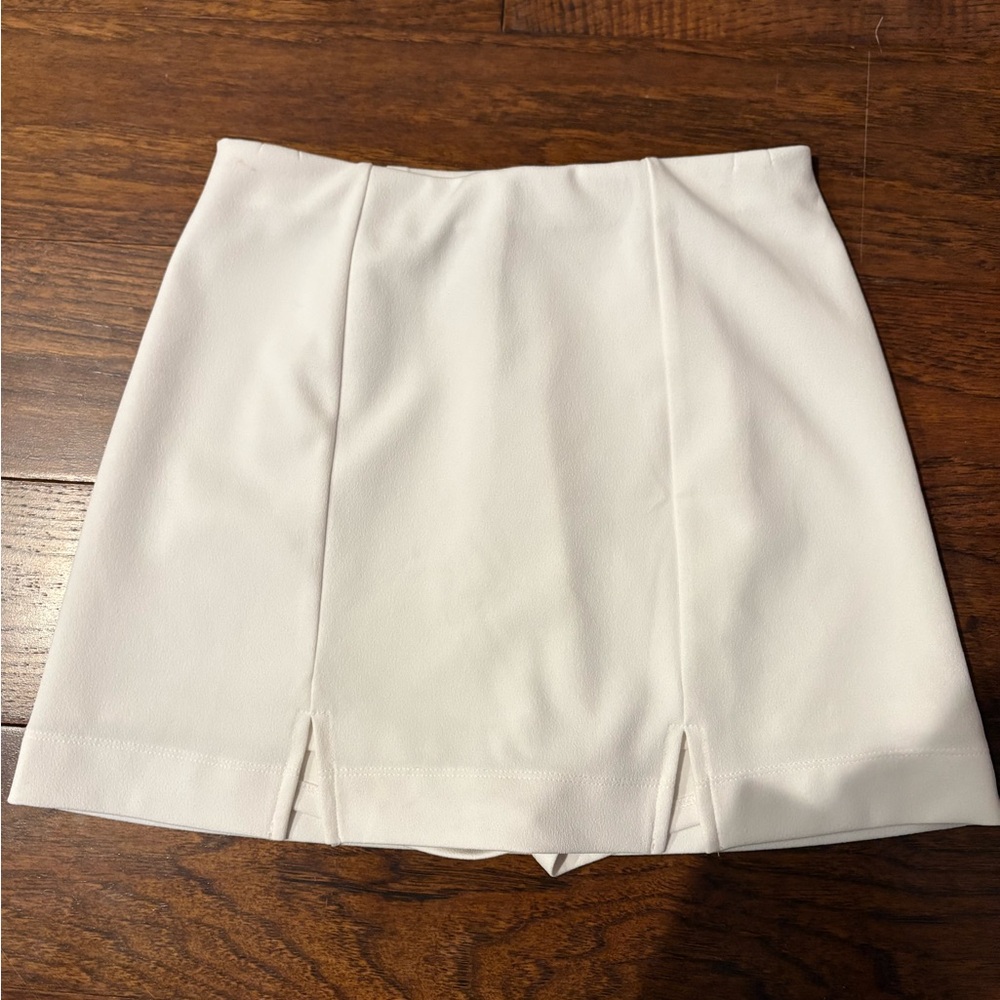 White skirt